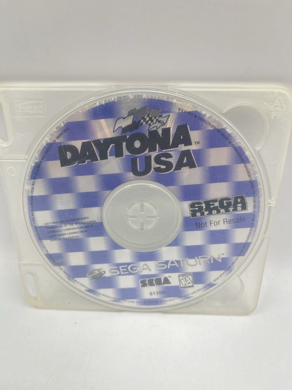Daytona USA (Sega Saturn, 1995) Disc Only. Tested. Very Good Condition